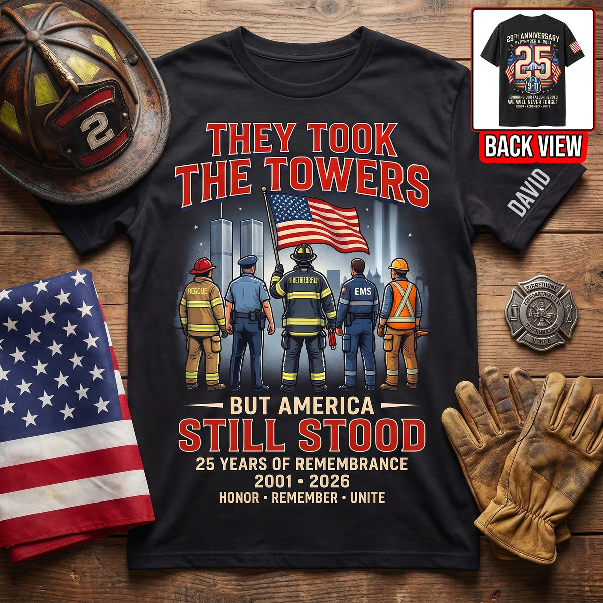 25 Years Of Remembrance - Personalized 3D Shirt TC100038