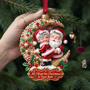 Naughty Couple - Personalized Ornament Gifts KN100268