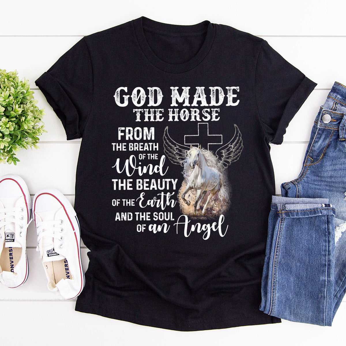 God Made The Horse - Unisex T-shirt GMJSTS200142