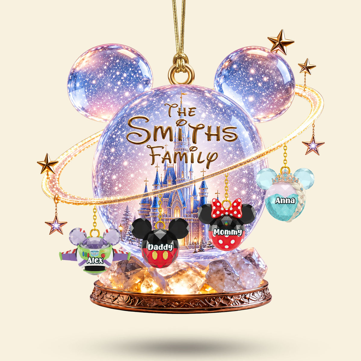 Magical Family Adventure - Personalized Ornament Gifts VT100125