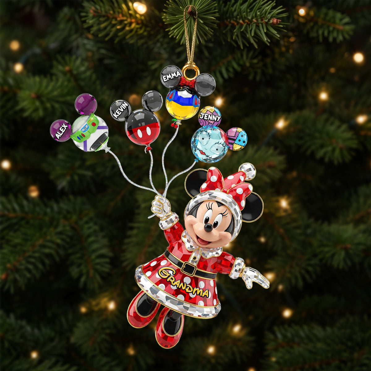Grandma’s Magical Balloon - Personalized Ornament Gifts TC100165