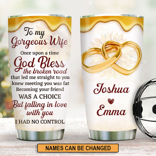 God Bless - Personalized Stainless Steel Tumbler GSTJS10359