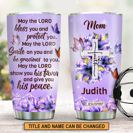 May the Lord Bless You - Personalized Tumbler GSTJS10321