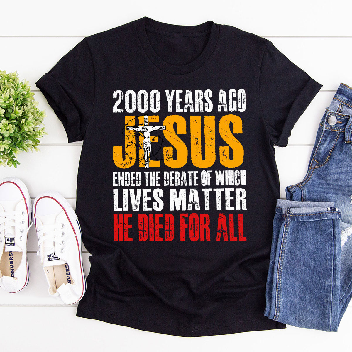 He Died For All - Classic Christian Unisex T-shirt GMJSTS200109