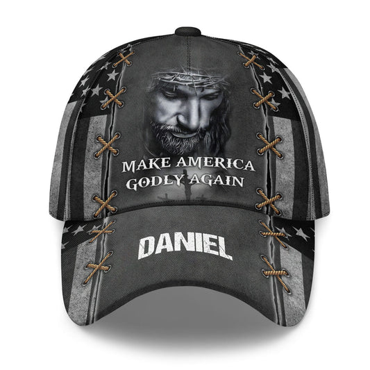 Make America Godly Again - Personalized Classic Cap Faith GOTPJS10095