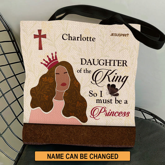 Daughter Of The King - Personalized Tote Bag GTTJS10065