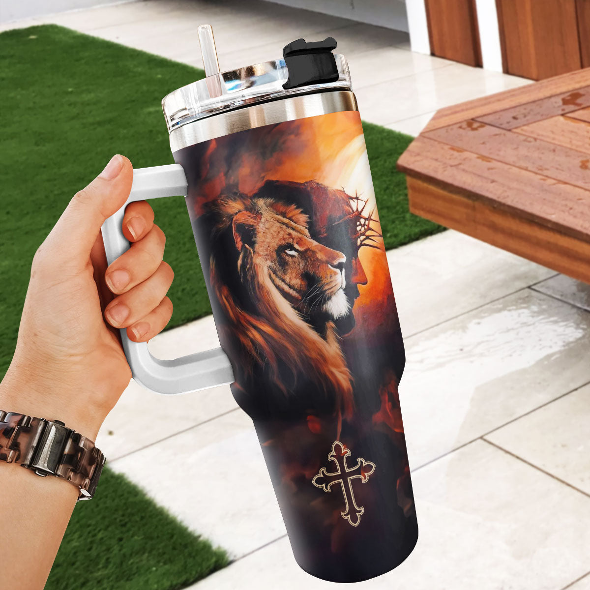Know Jesus Know Peace - Personalized Stainless Steel Tumbler