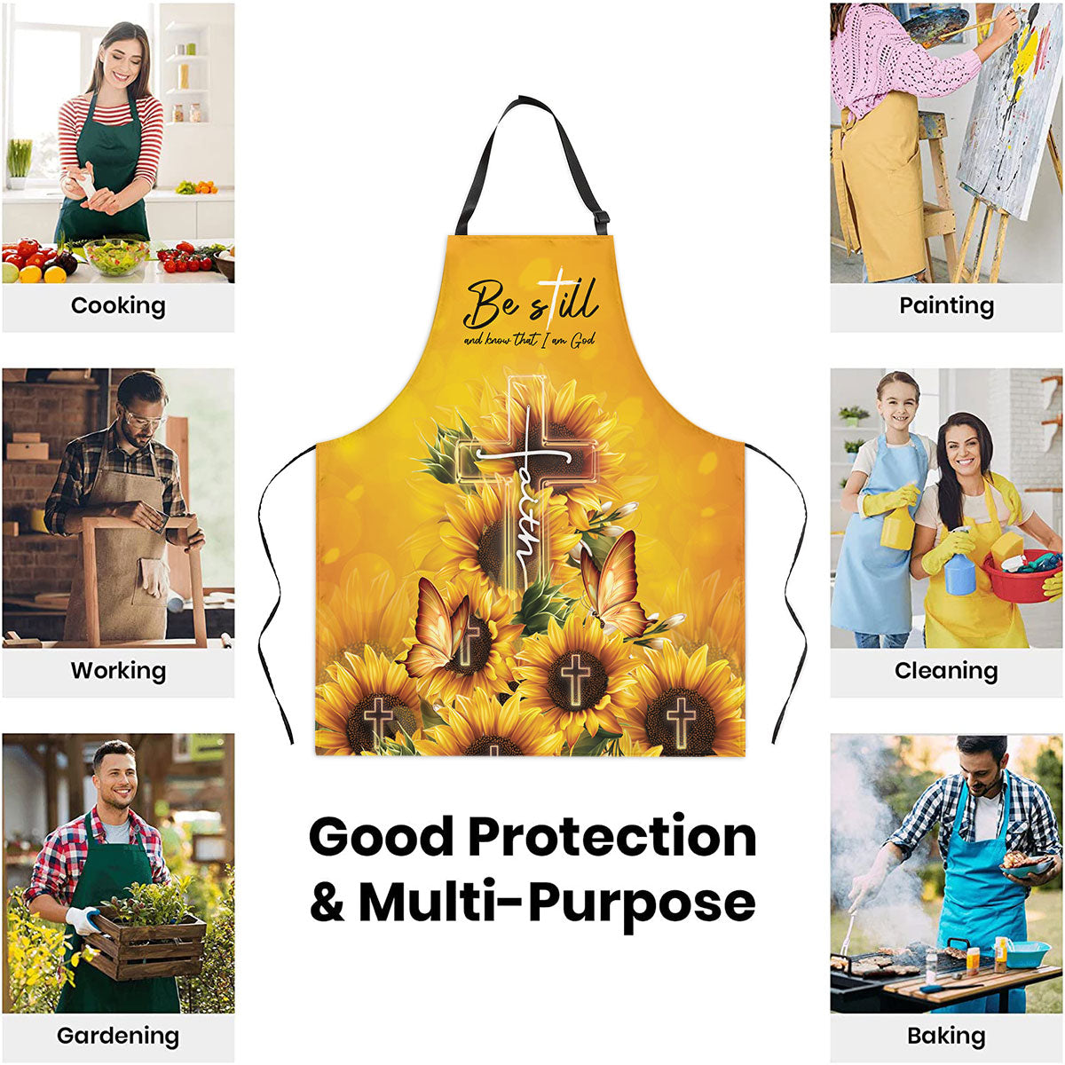 Be Still And Know That I Am God - Apron - Christian Kitchenware