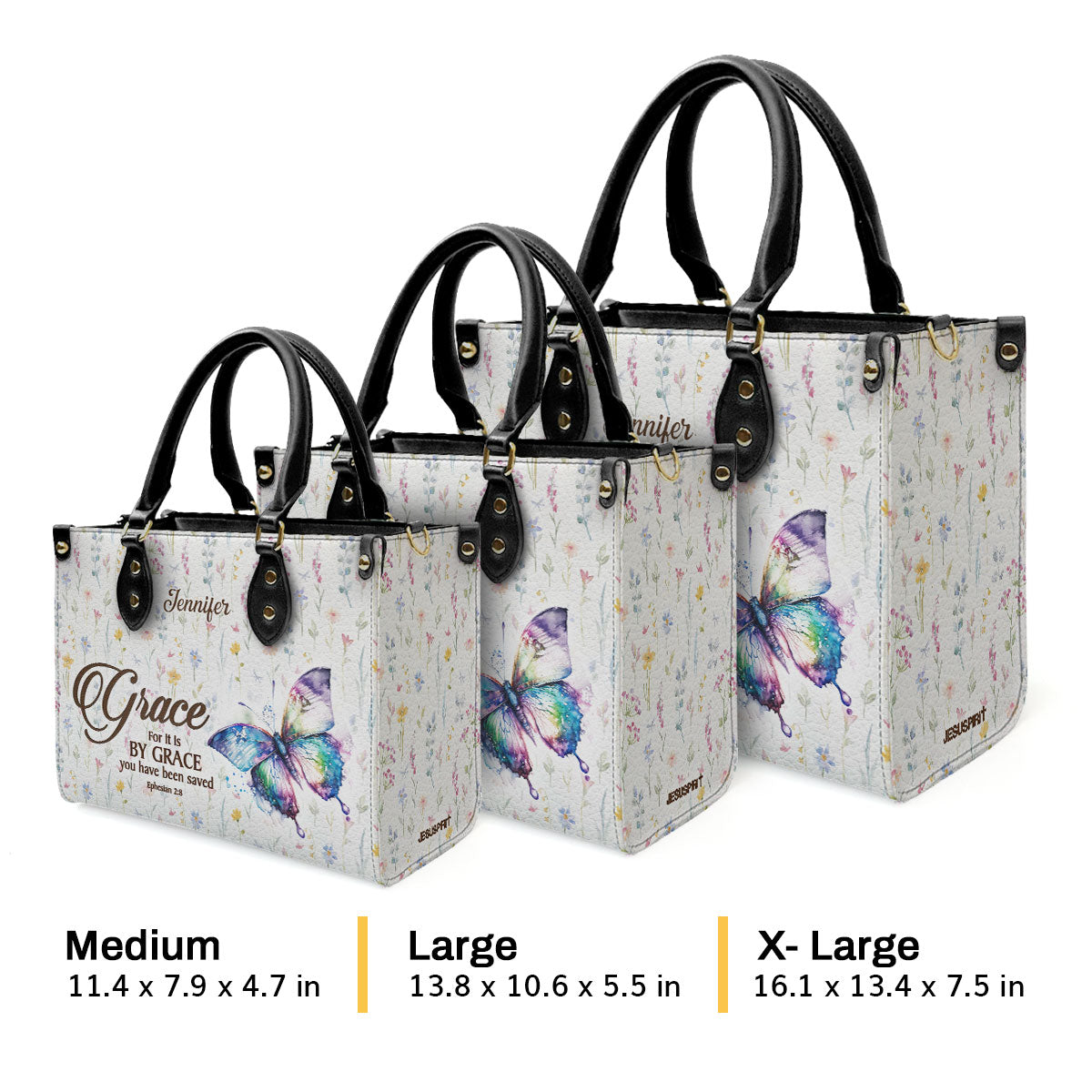 Grace-Inspired - Personalized Leather Handbag GMJSLB200048