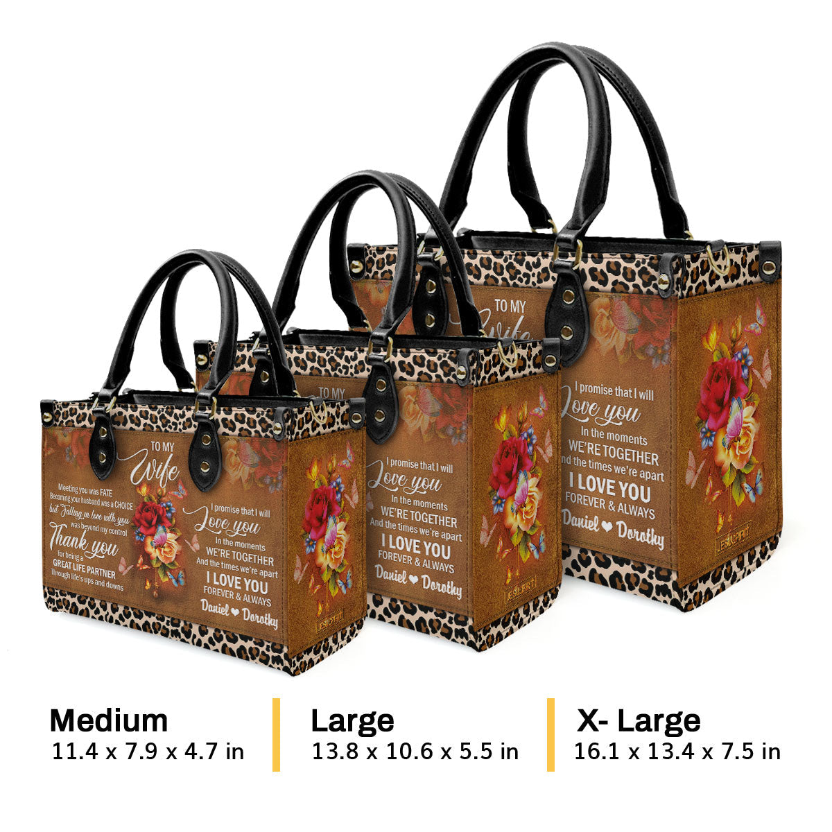 Fate - Personalized Leather Handbag for Her GMJSLB200090
