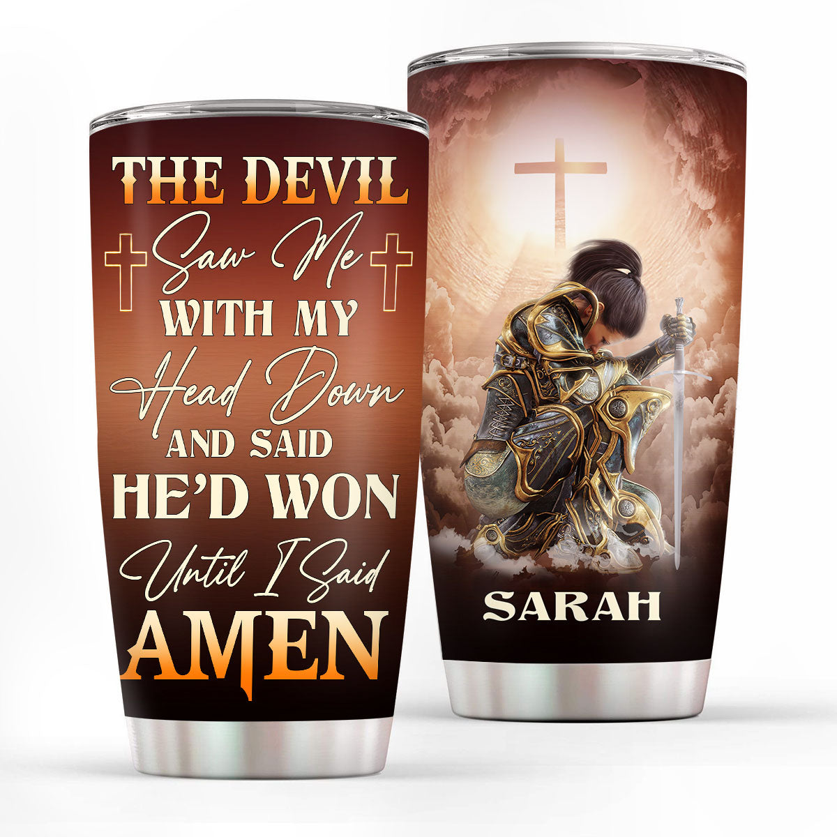 Until I Said Amen - Christian Faith Stainless Steel Tumbler