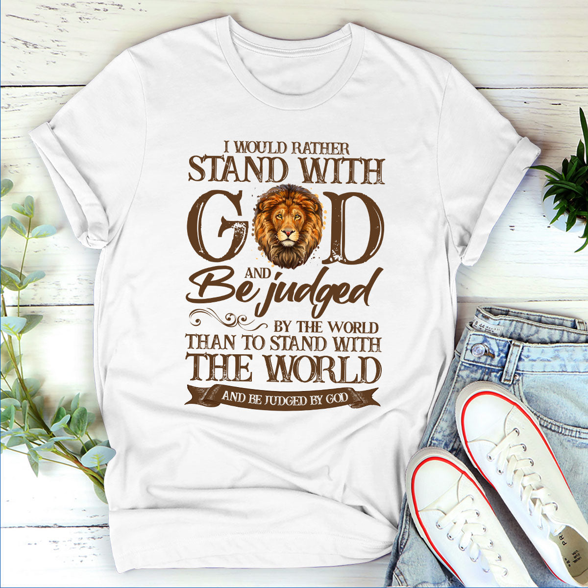 I Would Rather Stand With God - Unisex T-shirt GMJSTS200148