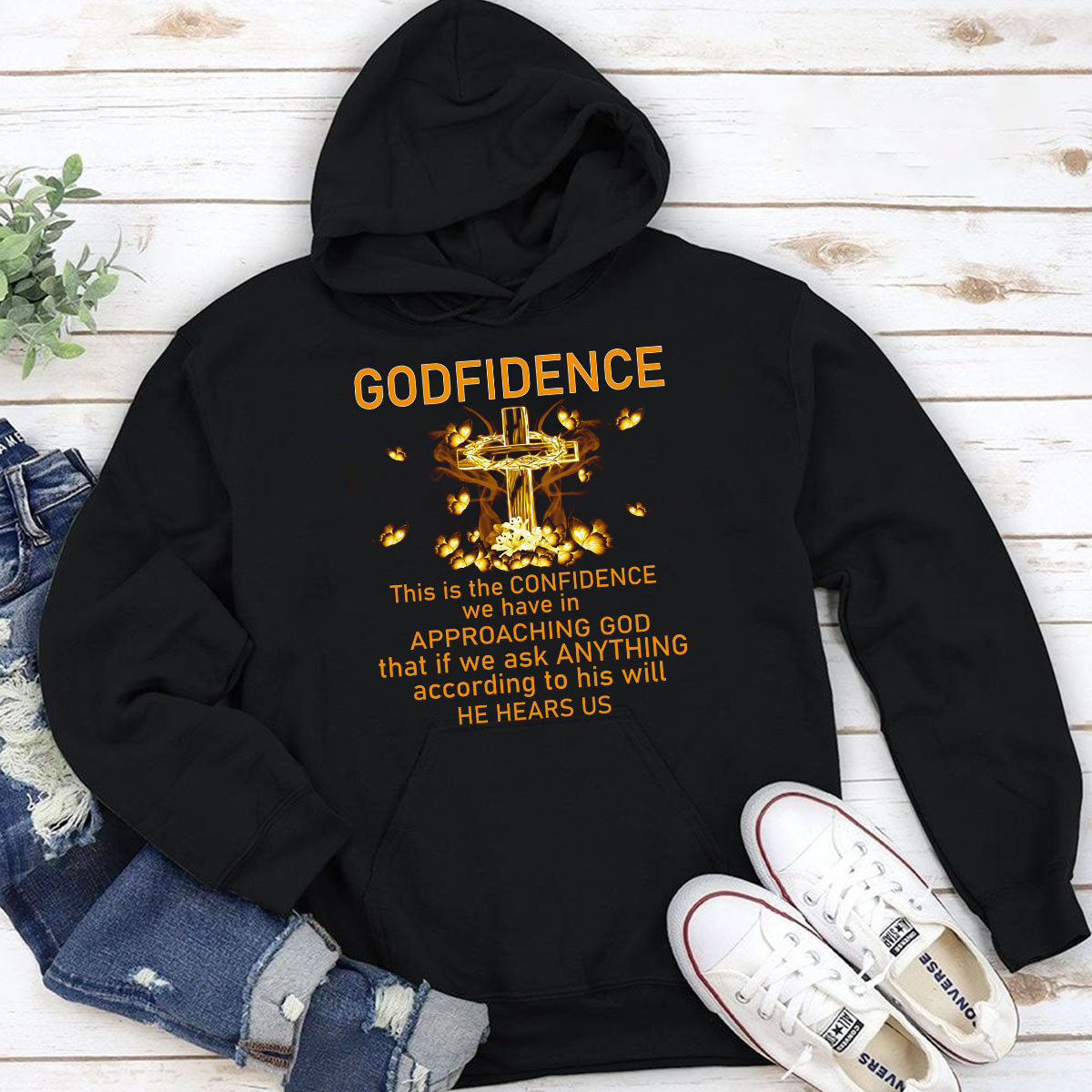 This Is The Confidence We Have In God - Christian Unisex Hoodie