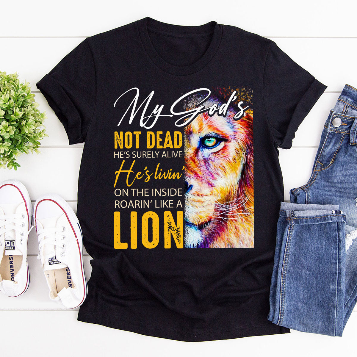 He’s Living On The Inside - Unisex Christian T-shirt GMJSTS200147
