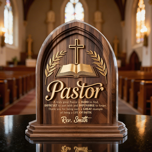 Love of God - Personalized Acrylic Plaque Gift for Pastor GAPJS10095