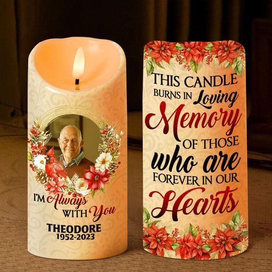 In Loving Memory - Personalized Memorial Candle GCNJS10014