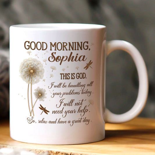 Positive Morning - Personalized Coffee Mug GMGJS10114