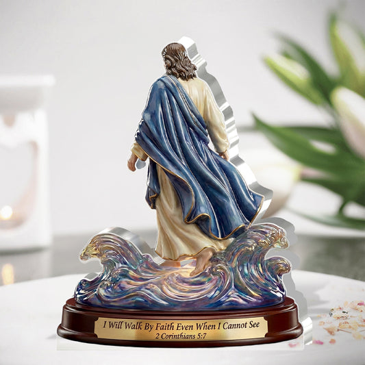 Faith Quote - Custom Shaped Acrylic Plaque Keepsake GAPJS10079