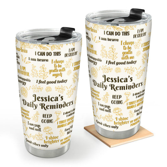 Inspirational Quote - Personalized Stainless Steel Tumbler GSTJS10064