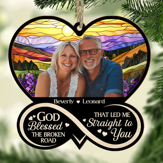 To My Loving Wife - Personalized Suncatcher Ornament - Gift for Wife GOJS10246