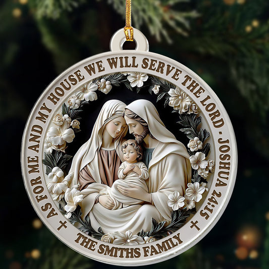 Faith Quote - Personalized Acrylic Ornament - Christian Home Decor GOJS10021