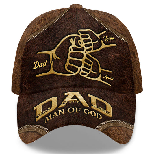 Dad The Man The Myth The Legend - Personalized Classic Cap GOTPJS10144
