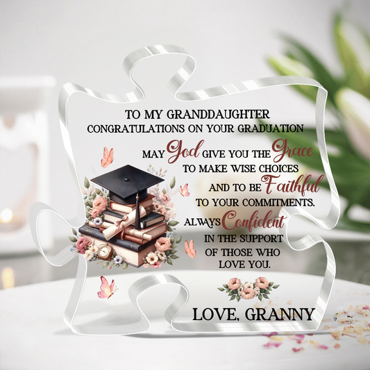 May God Give You The Grace - Personalized Shaped Acrylic GAPJS10274