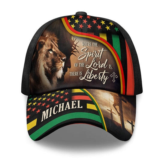 Where the Spirit Is Liberty - Personalized Classic Cap GOTPJS10075