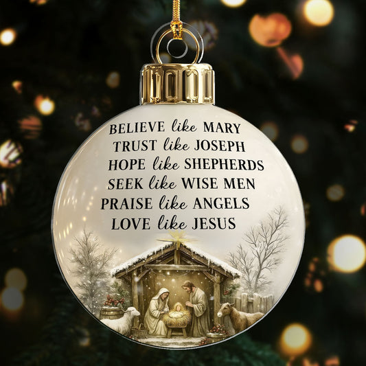 Nativity Christmas - Acrylic Ornament GOJS10031