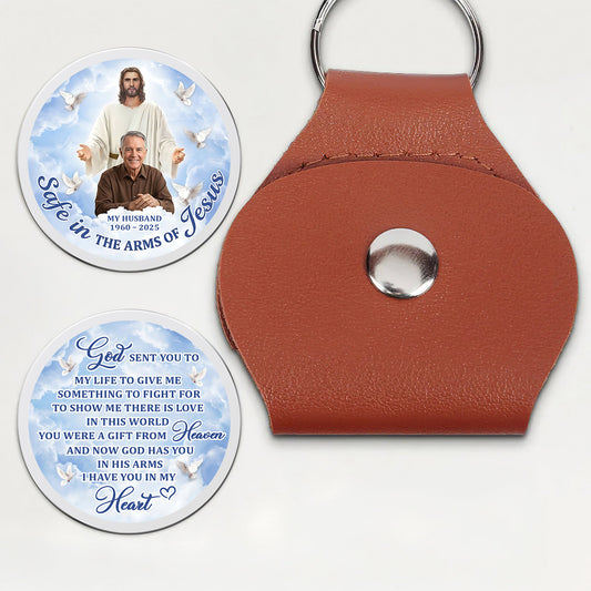 Heaven Holds My Heart - Personalized Memorial Keepsake GOTPJS10203