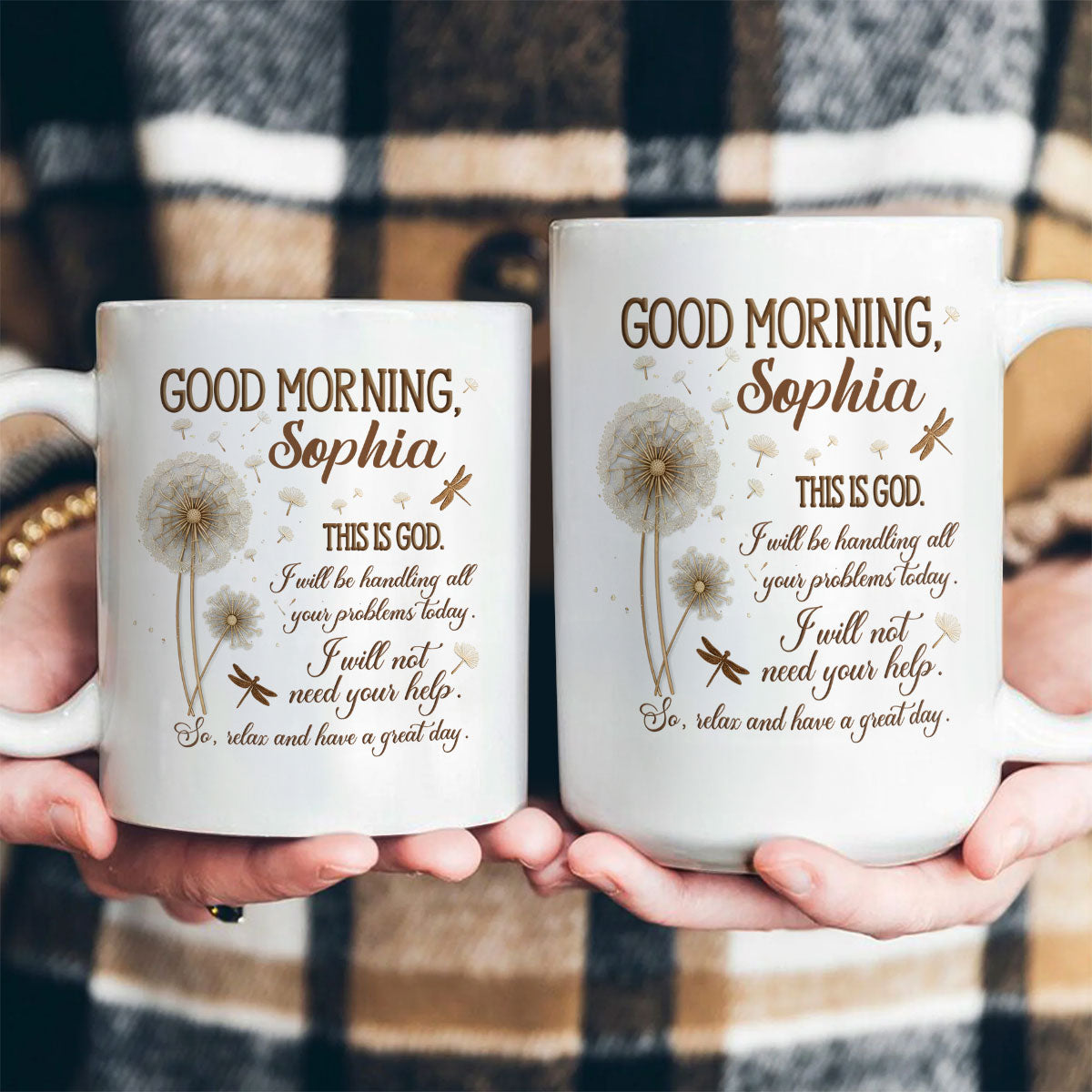 Positive Morning - Personalized Coffee Mug