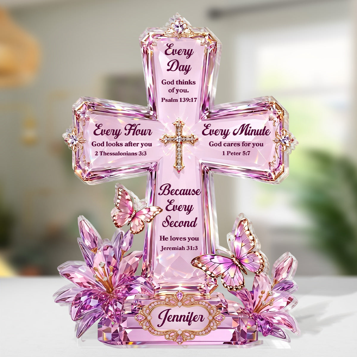 Faith-Inspired Gift for Mom - Personalized Acrylic Plaque GAPJS10021