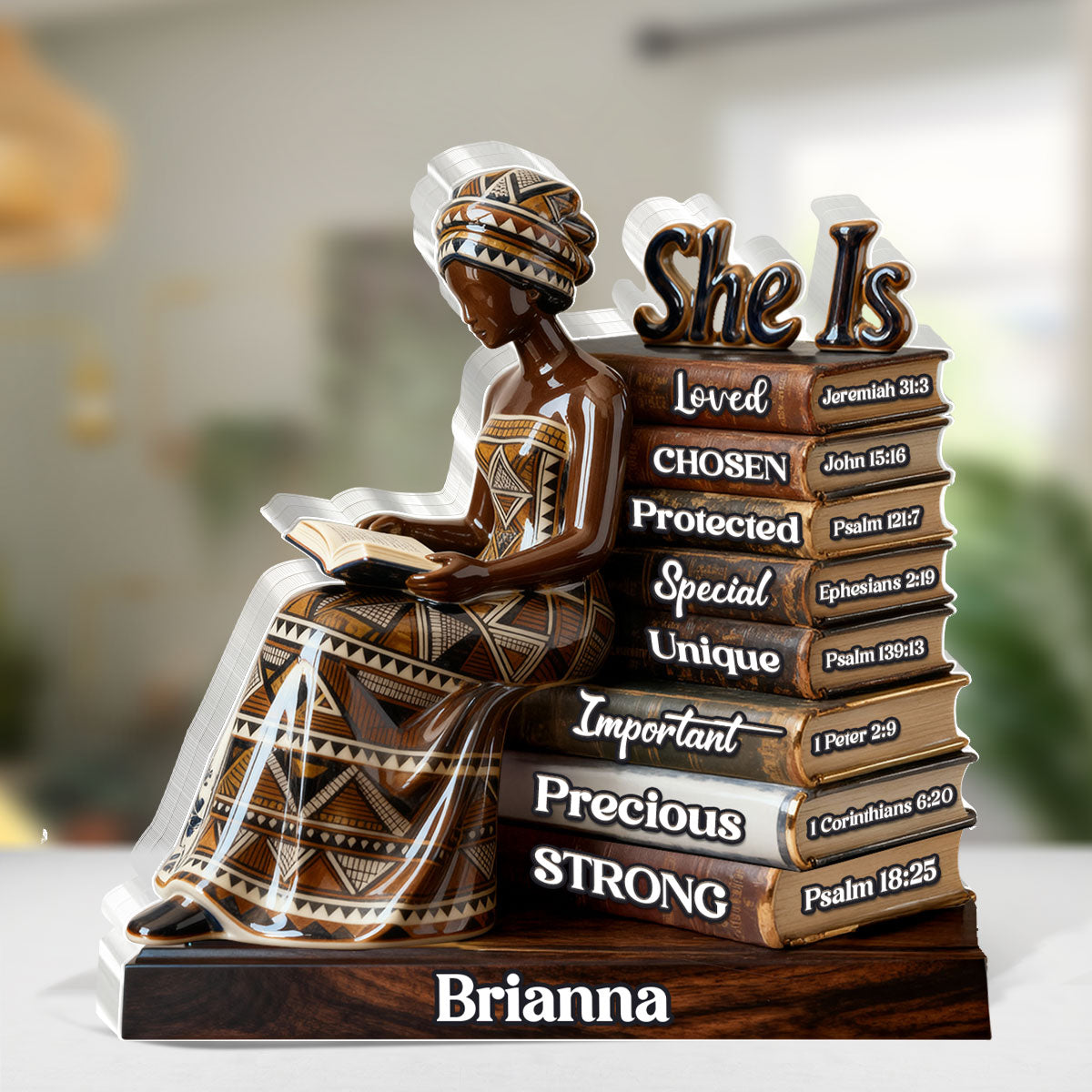 She Is Blessed - Personalized Acrylic Plaque Gift for Women GAPJS10184