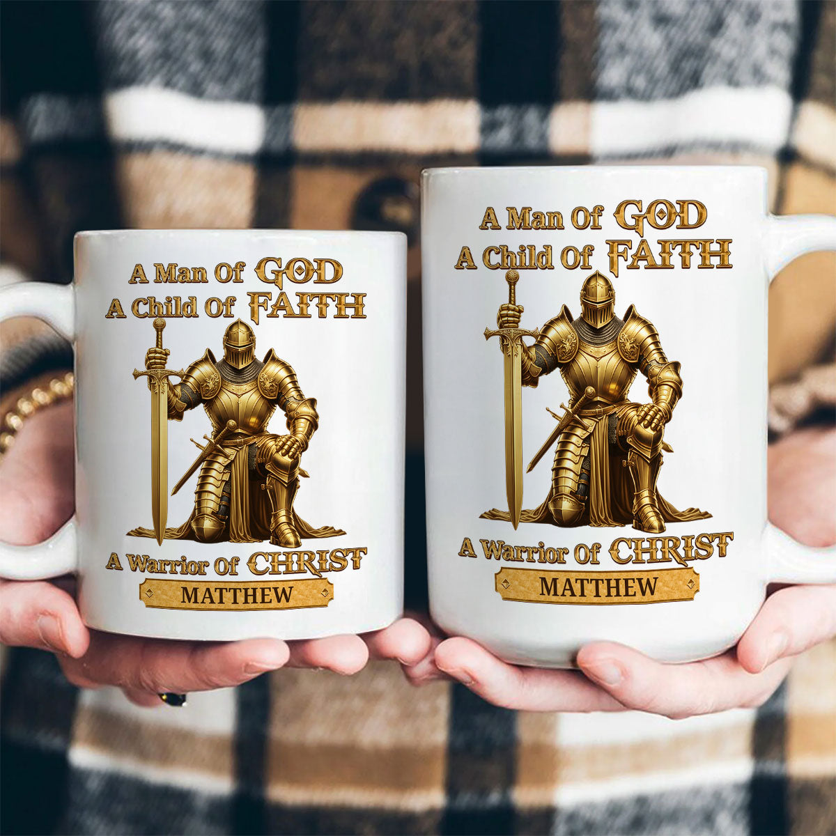 A Man Of God - Personalized Ceramic Coffee Mug