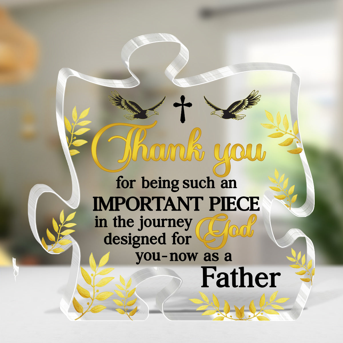 Thank You For Being Such An Important Piece - Personalized Acrylic Plaque GAPJS10263
