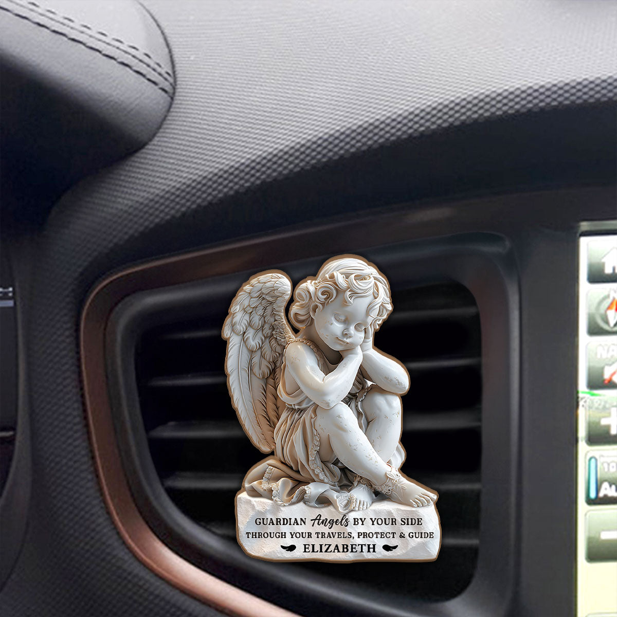 Guardian Angels - Personalized Car Visor Clip