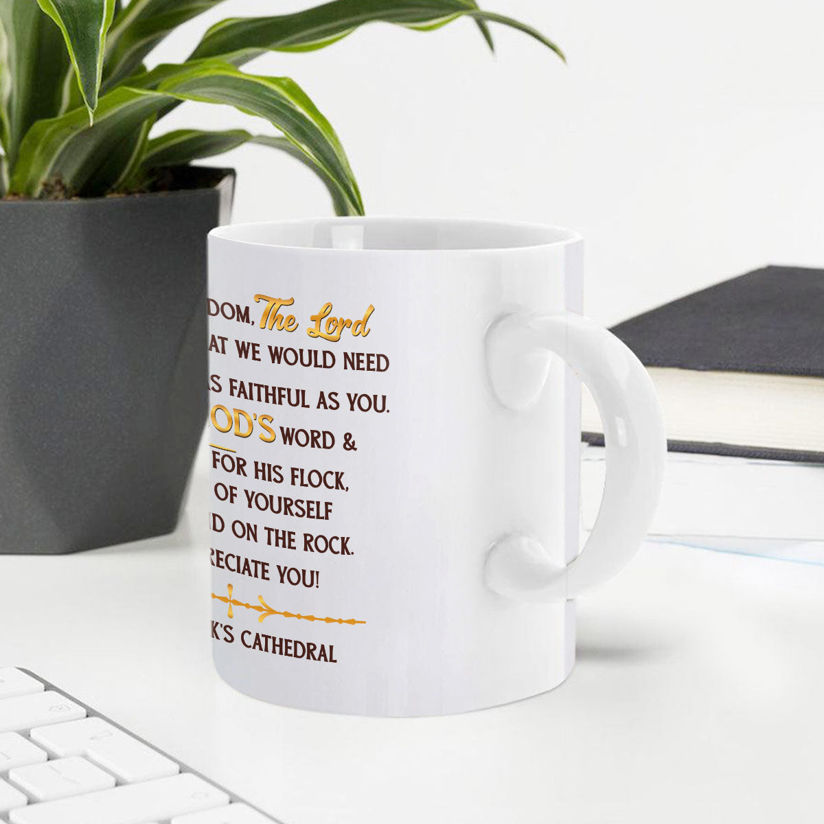 The Lord Knew We Need A Pastor - Personalized Ceramic Coffee Mug