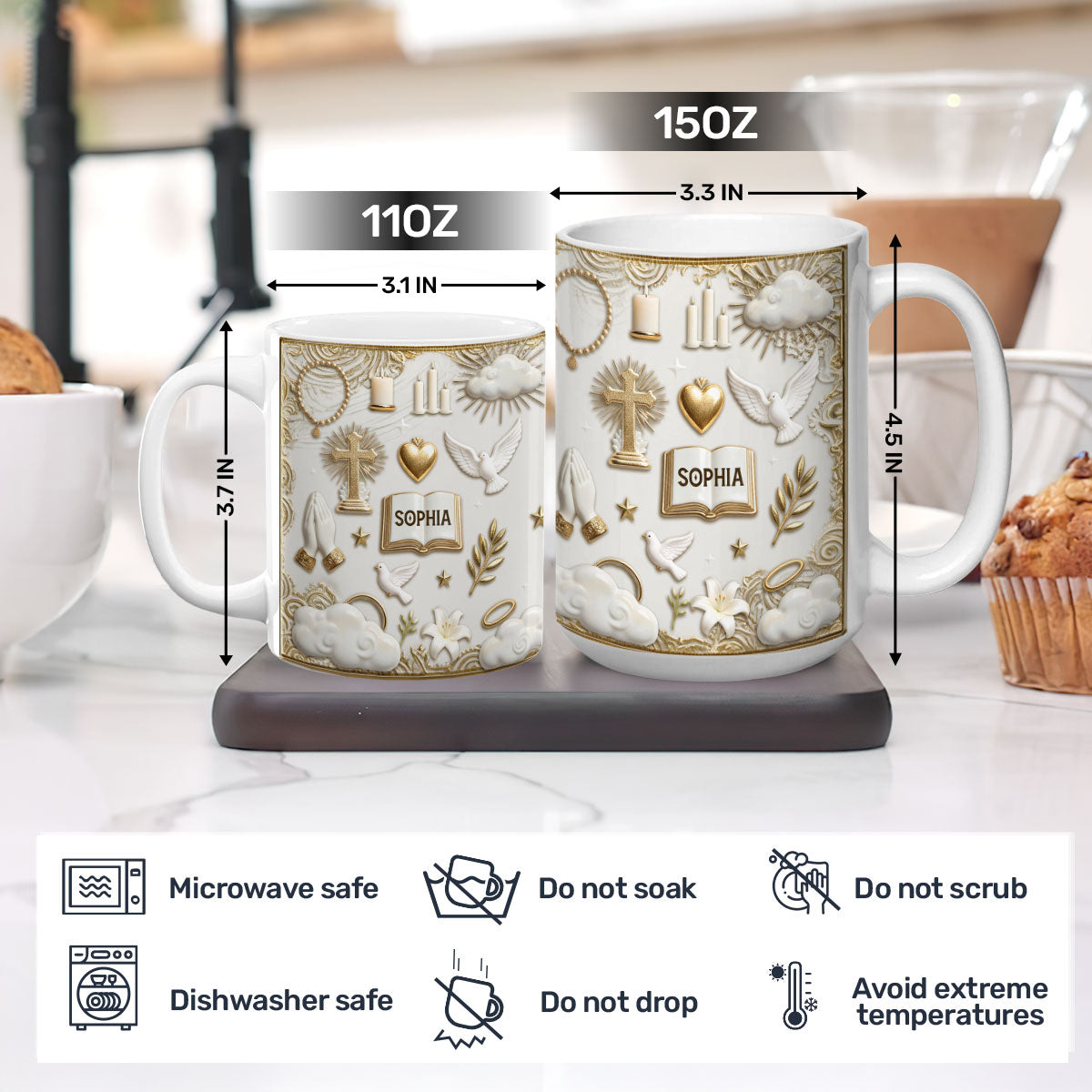 Holy Devotion - Personalized Ceramic Coffee Mug