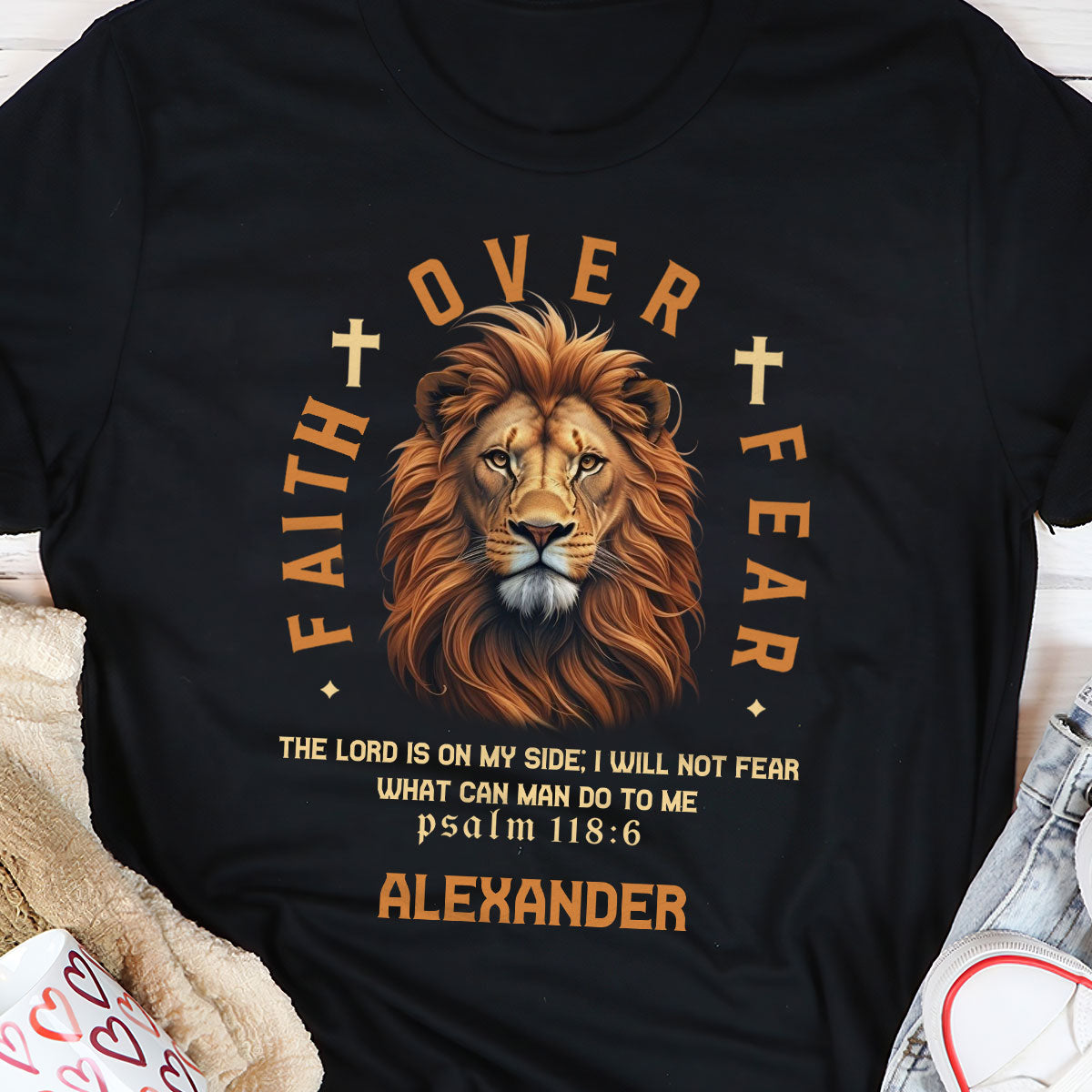Faith Over Fear - Personalized 2D Unisex T-shirt GMJSTS200047