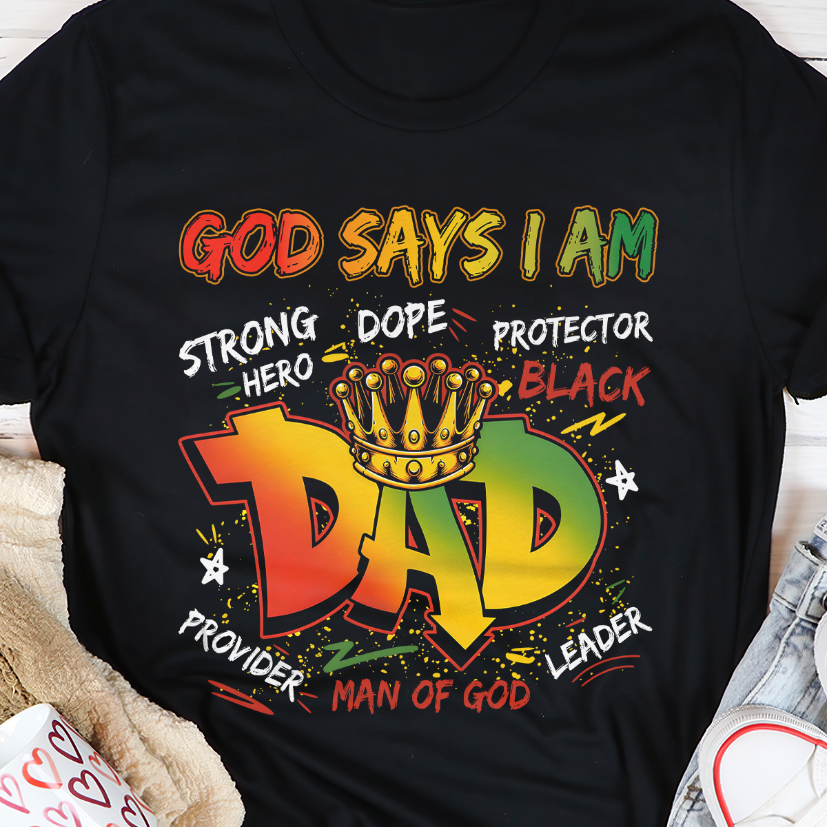 God Says I Am - 2D Unisex T-shirt GMJSTS200074