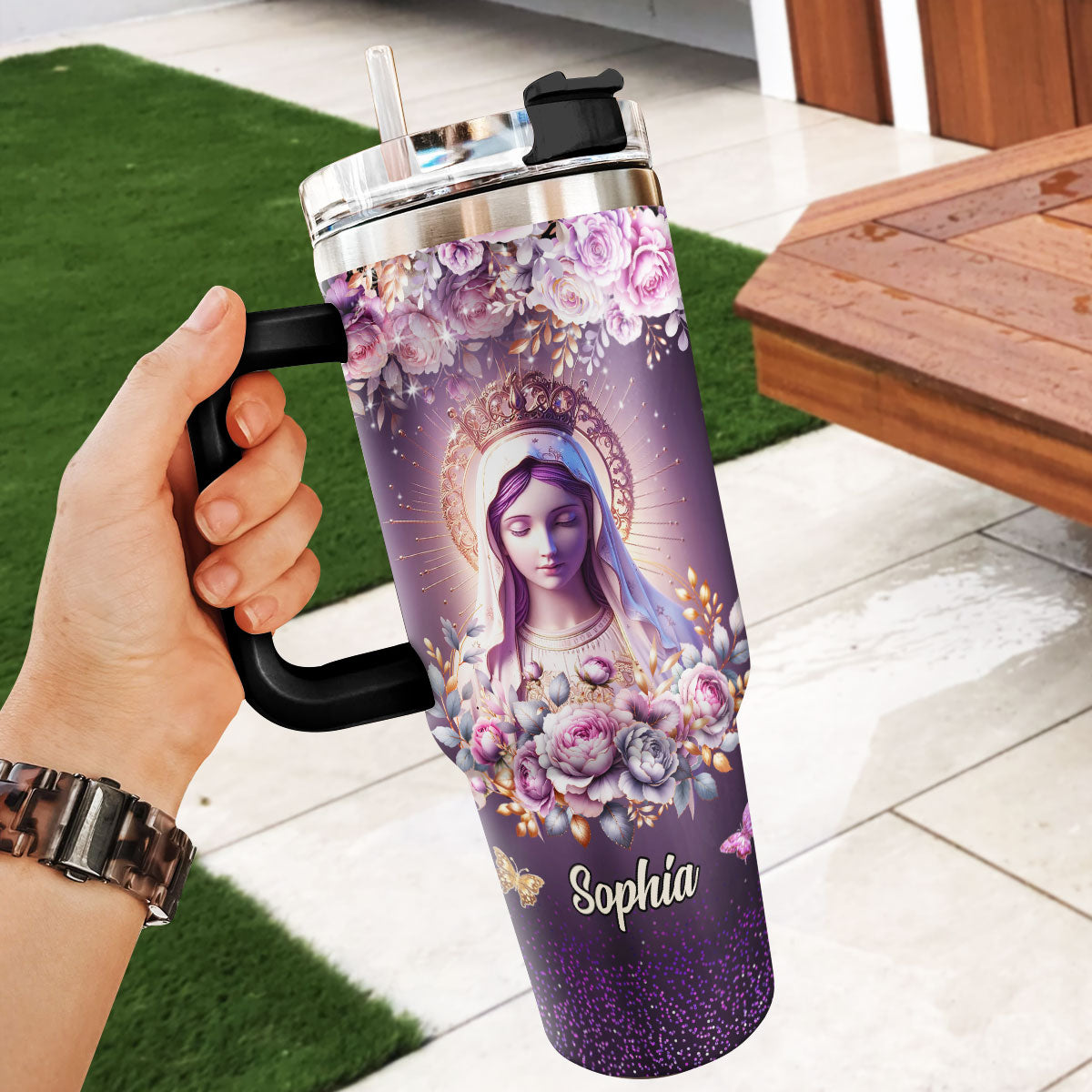 Inspirational Mom Gift - Personalized Stainless Steel Tumbler