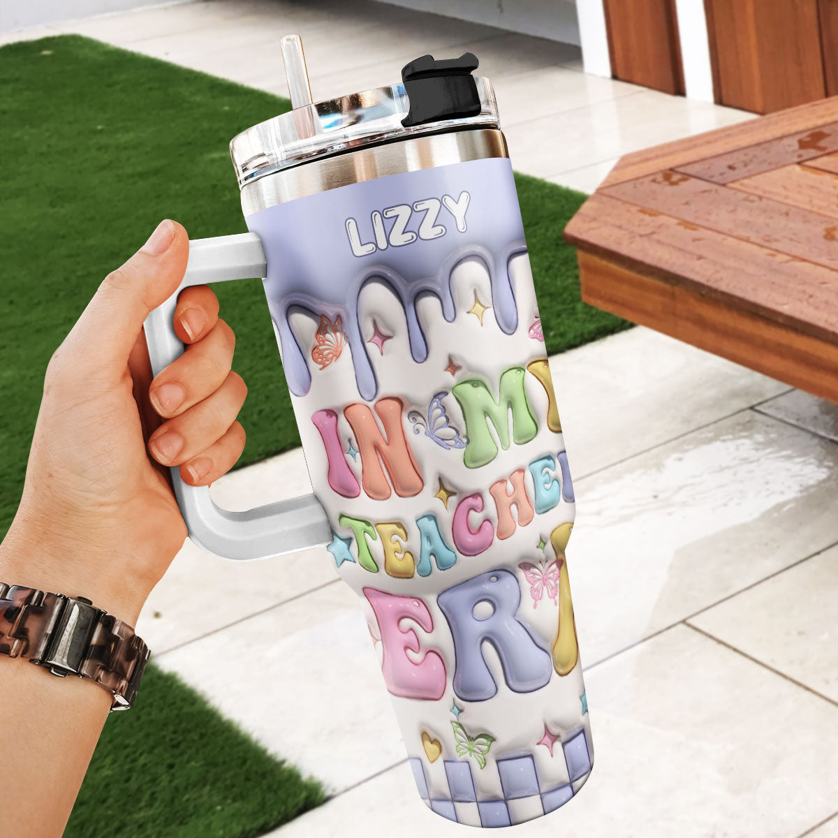 In My Teacher Era - Personalized Stainless Steel Tumbler
