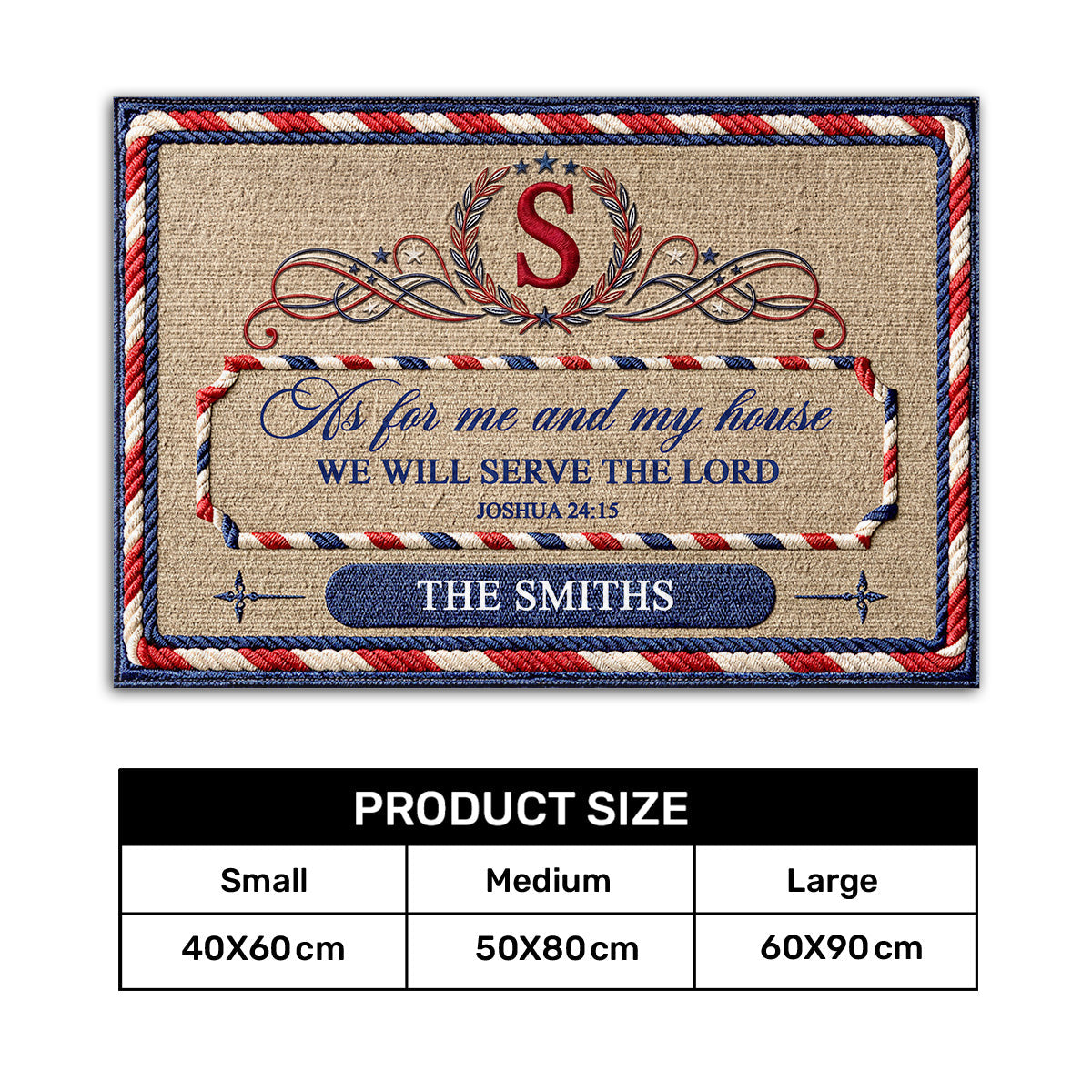 Faith-Based - Personalized Doormat GDMJS10008