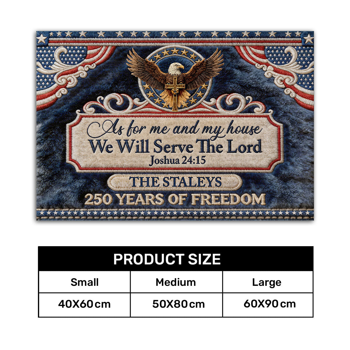 Bible Verse - Personalized Doormat for Home Decor