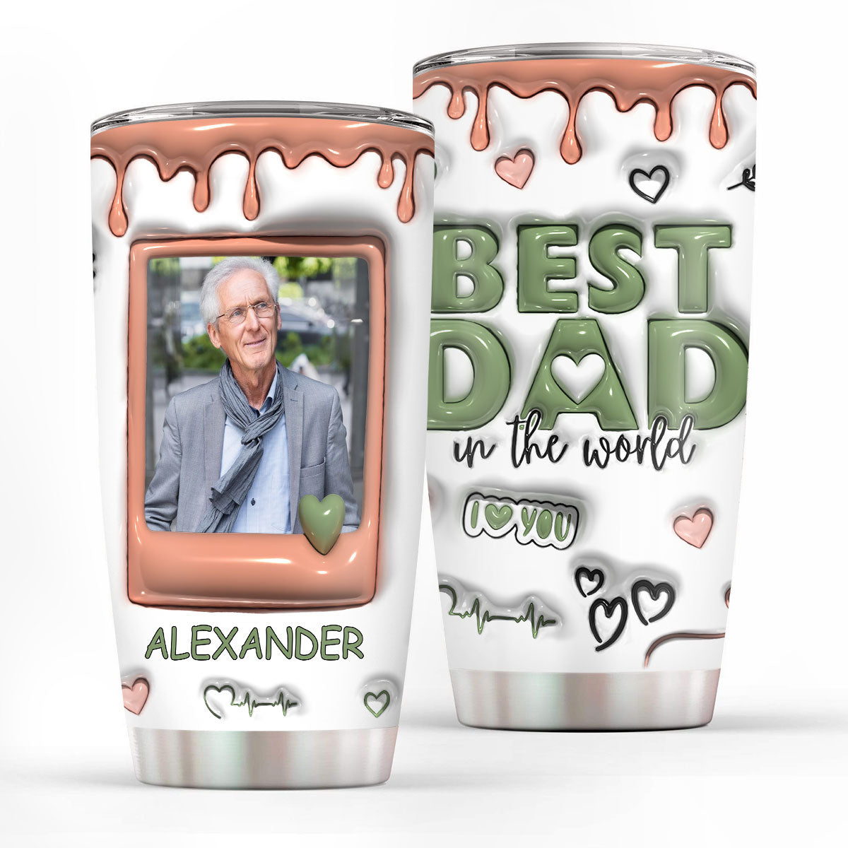 Best Dad In The World - Personalized Stainless Steel Tumbler