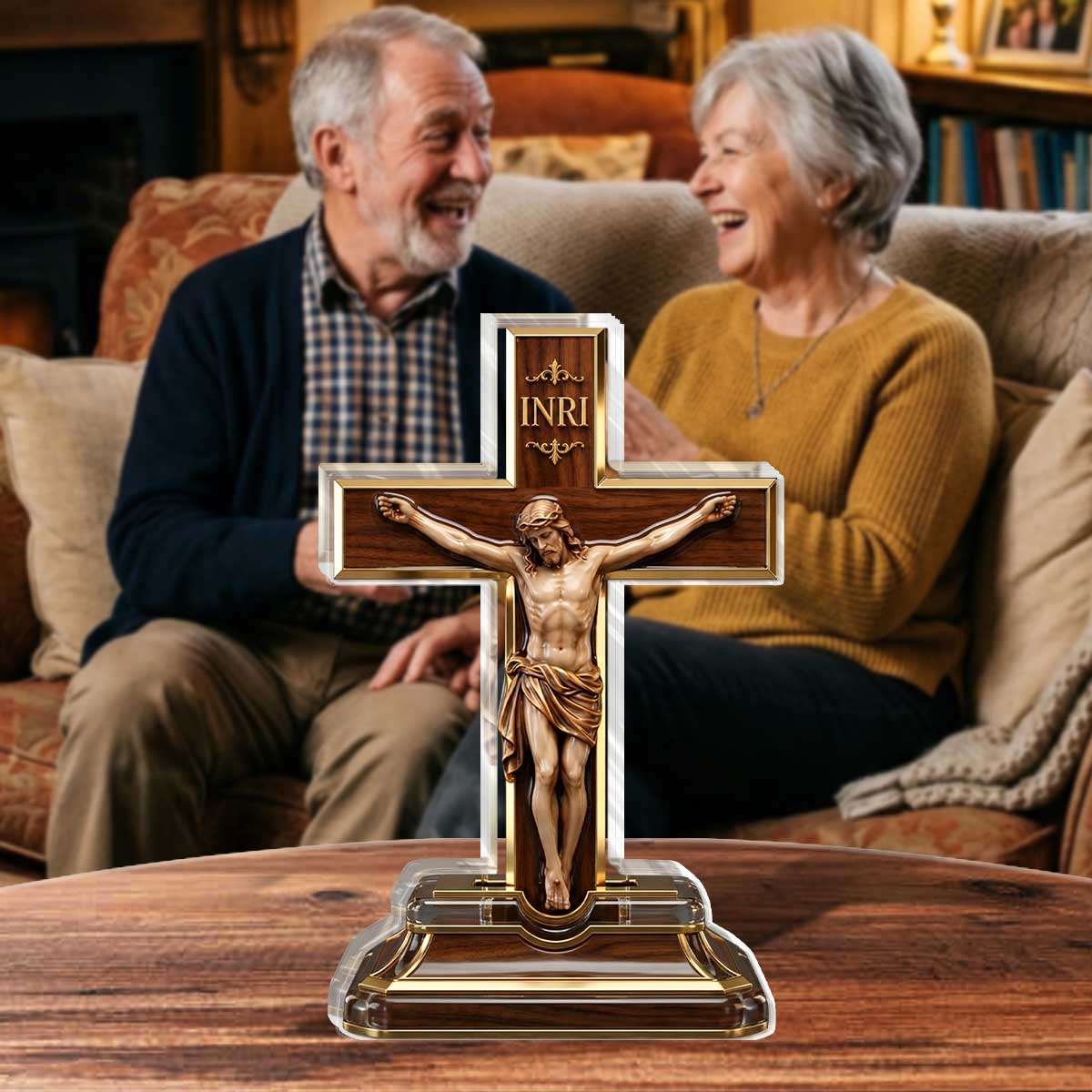 Jesus on the Cross - Custom Shaped Acrylic Plaque GAPJS10068