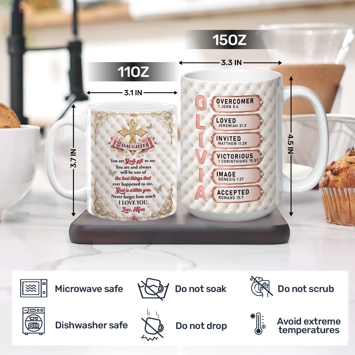 You Are God's Gift To Me - Personalized Ceramic Coffee Mug