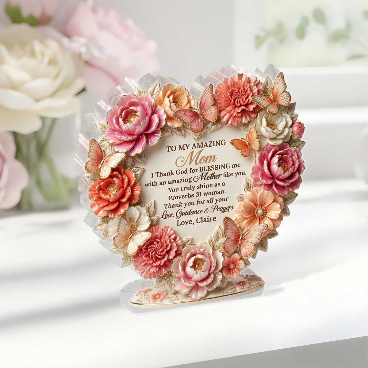 Mother's Day - Personalized Acrylic Keepsake Plaque GAPJS10083