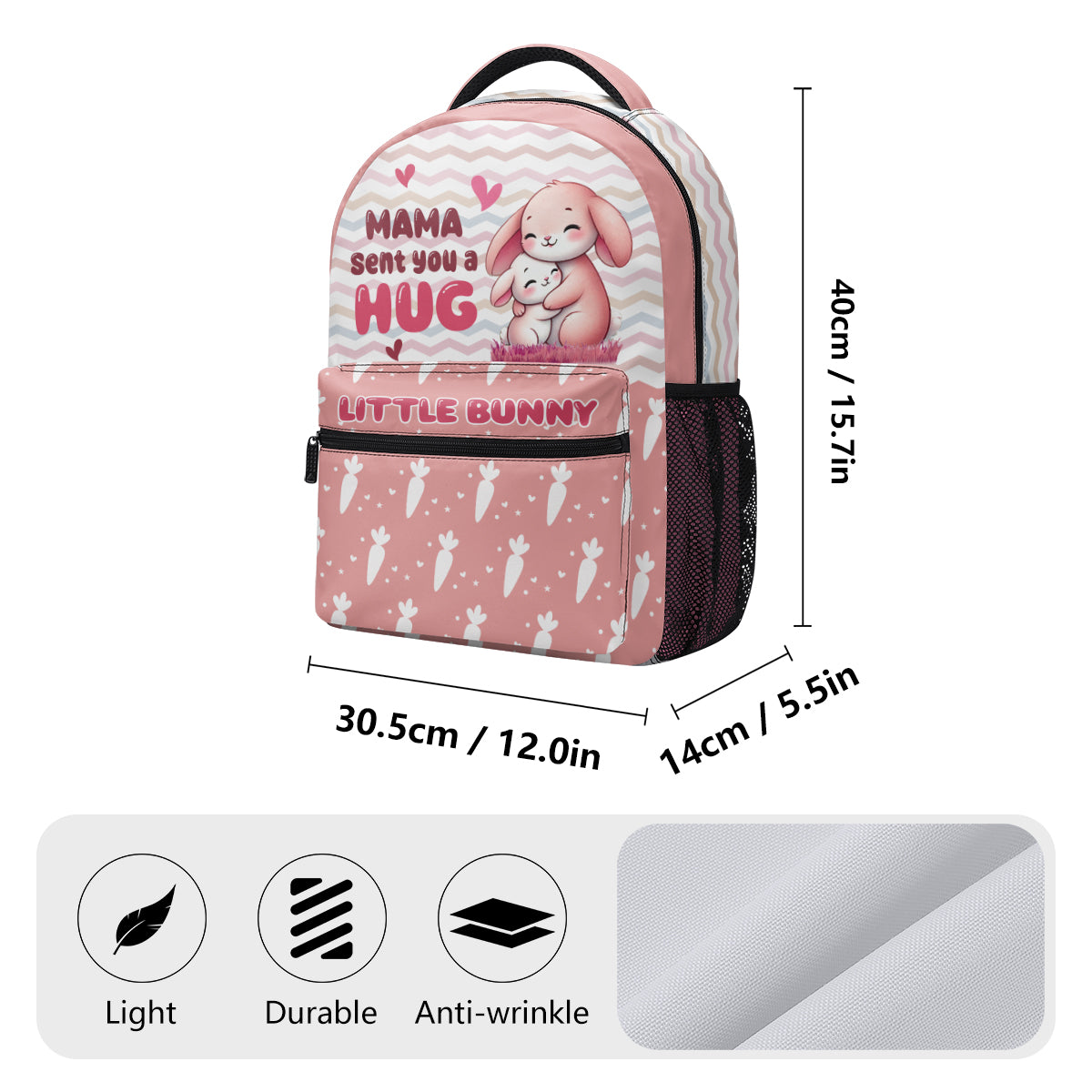 Grandma Sent You a Hug - Personalized Backpack for Granddaughter