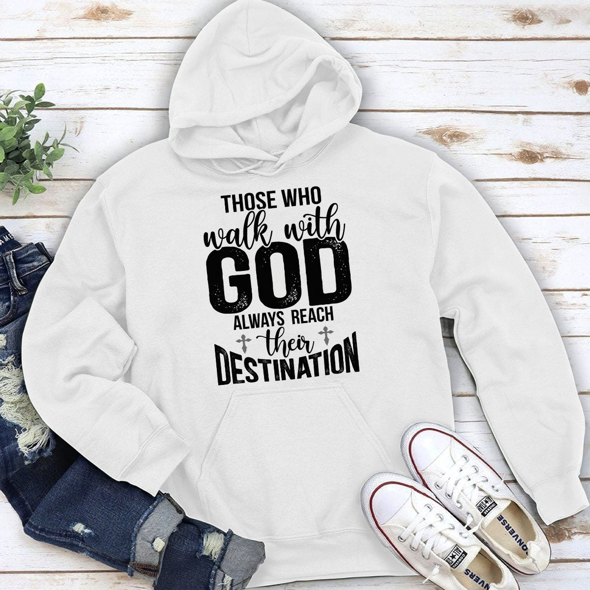 Those Who Walk With God - Christian Unisex Hoodie
